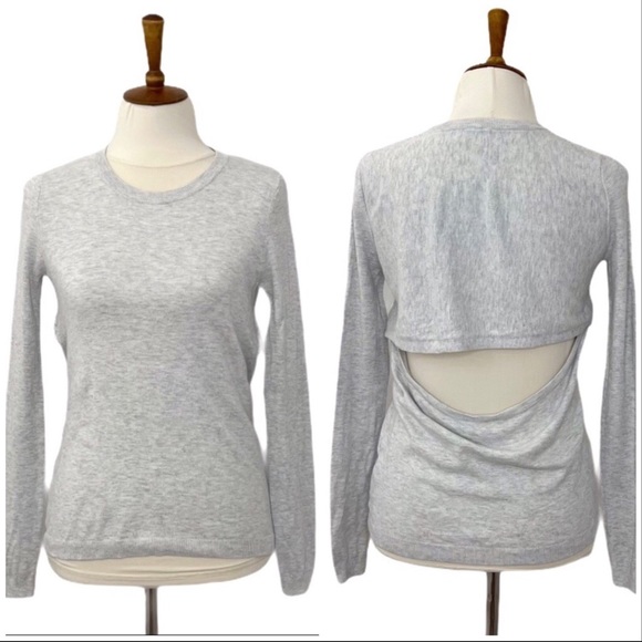 Fabletics Jocelyn Draped Open Back Sweater Sz XS - Picture 1 of 14